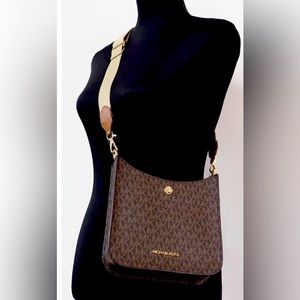SALE TODAY ❤️ $50 BRAND NEW  MICHAEL KORS BRILEY SMALL MESSENGER CROSSBO…